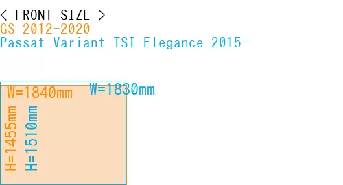#GS 2012-2020 + Passat Variant TSI Elegance 2015-